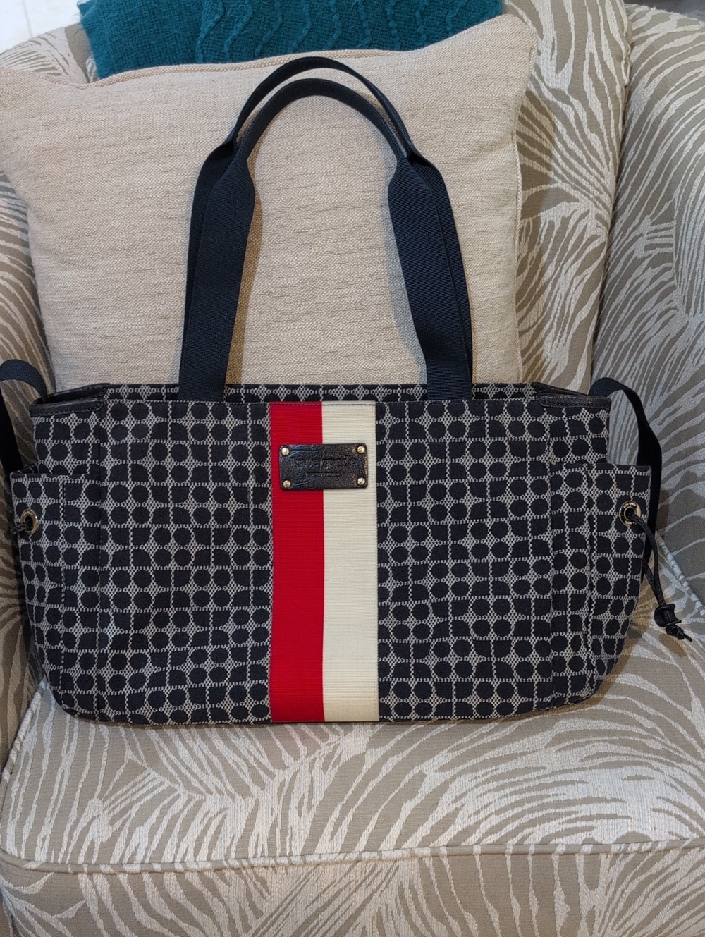 Kate Spade Noel Stevie Diaper/ Baby Bag Tote - Vintage